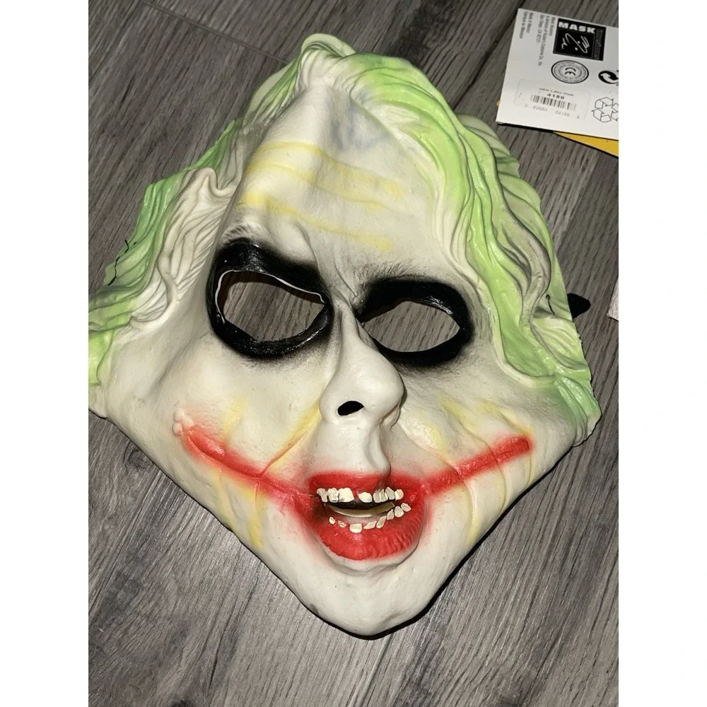 DC Comics The Joker Deluxe Adult Latex Masks 2 Mask, Illusion- RubiesCostume Inc